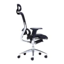 Silla gerencial Dubai HL con base de aluminio pulido