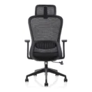 Silla operativa Gloria con base de nylon, vista trasera