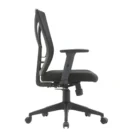 Silla ergonómica Hooper en malla, vista lateral