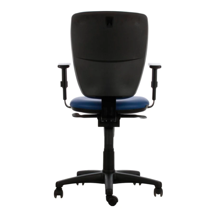 Silla ejecutiva Torino con respaldo tapizado, vista trasera