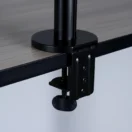 Brazo monitor escritorio Soporte Atlas negro inclinable