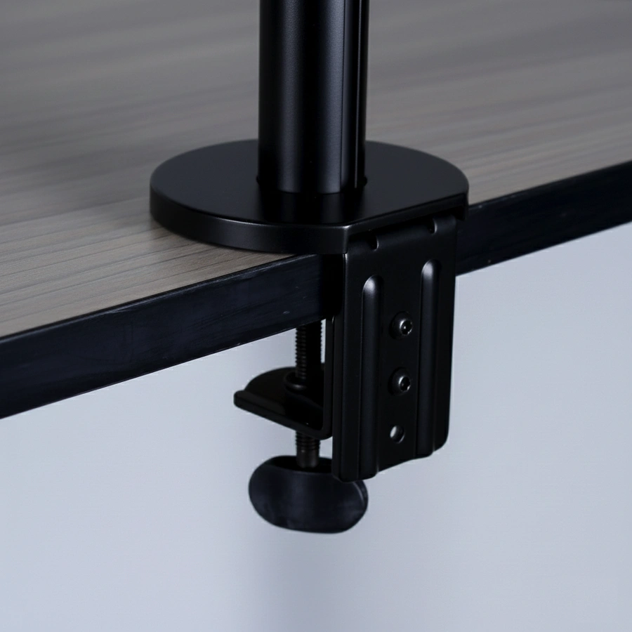 Brazo monitor escritorio Soporte Atlas negro inclinable