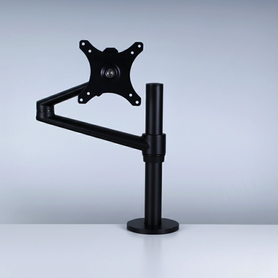 Soporte para pantalla Atlas Single negro de acero