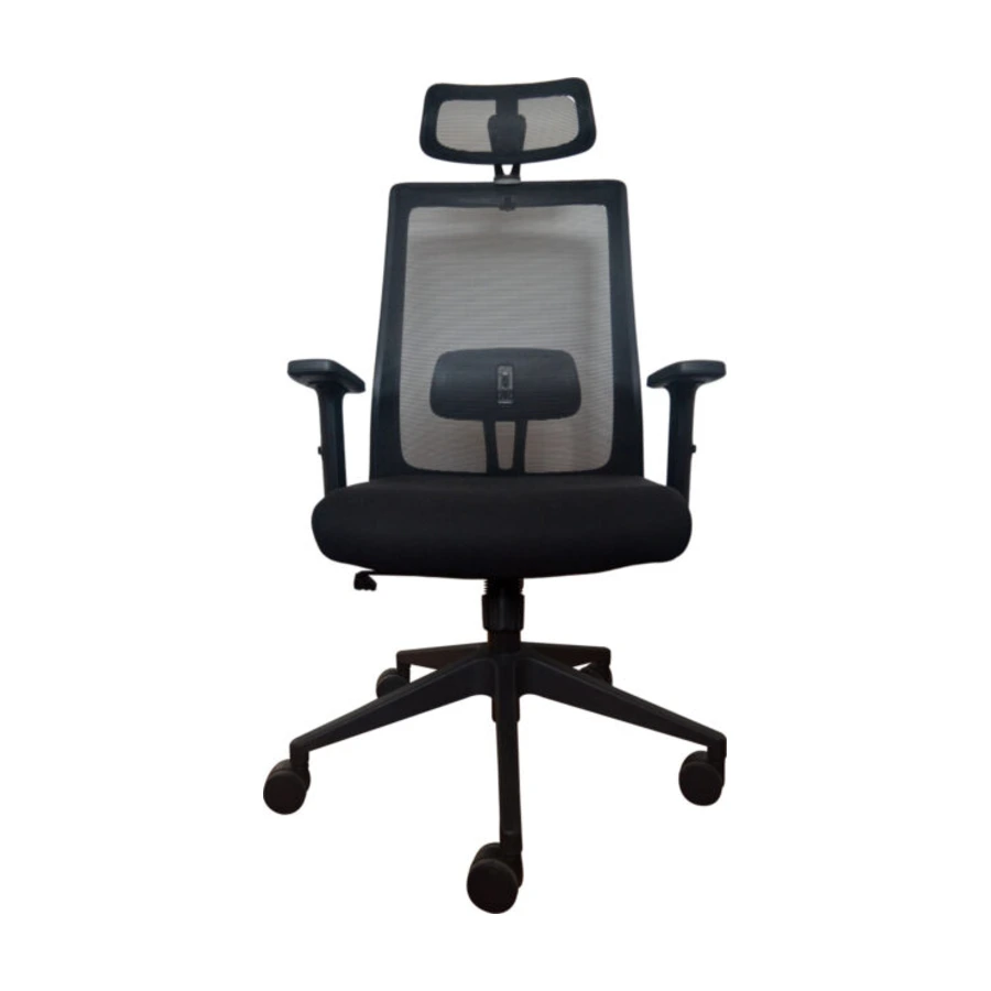 Silla Operativa Merry con brazos regulables vista frontal
