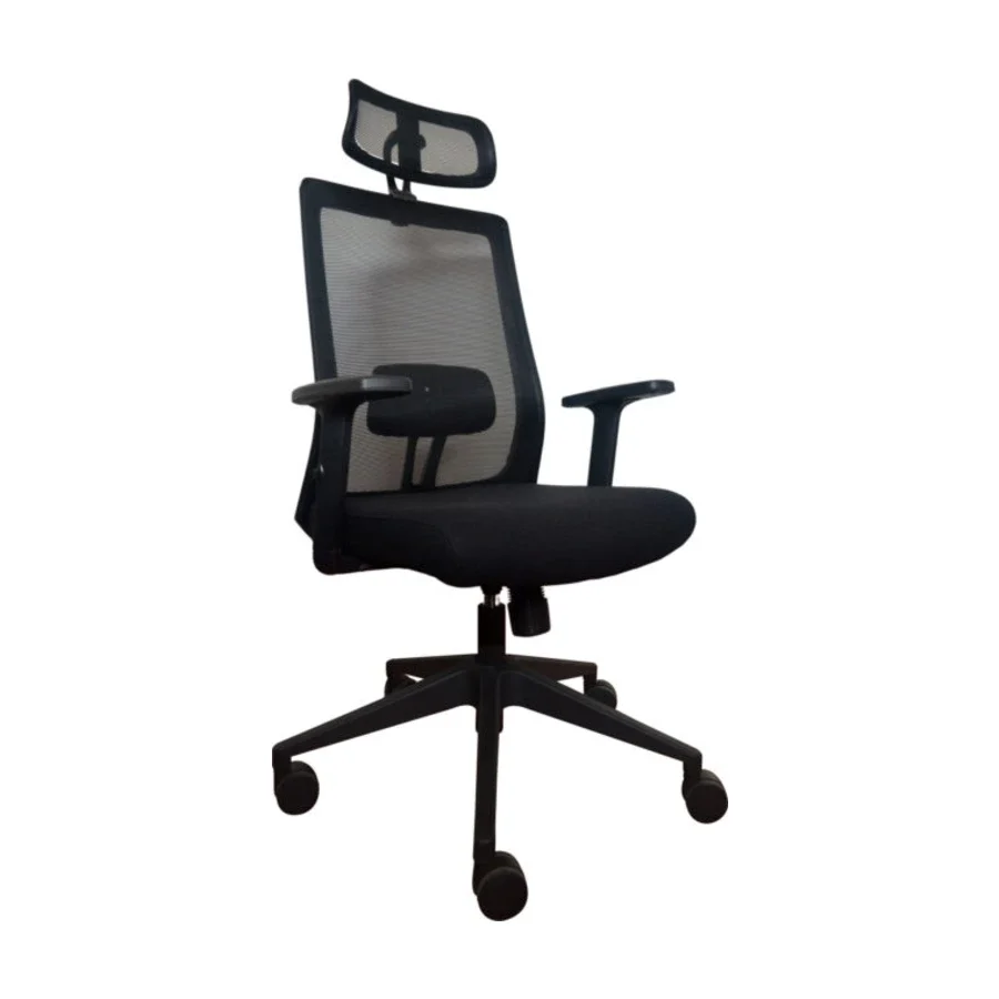 Silla Operativa Merry con brazos regulables vista 3/4