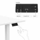 Panel de control de 4 teclas con memorias del escritorio regulable Gold Up - Prido