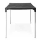 Mesa One color negro, vista en perspectiva