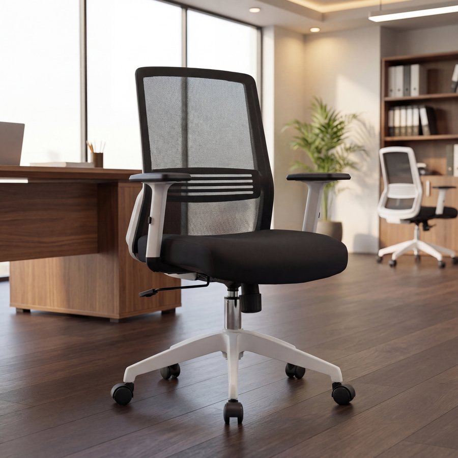 Silla Operativa Tossy Blanca