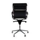 Sillón Gerencial Priamo Bajo color negro, vista trasera