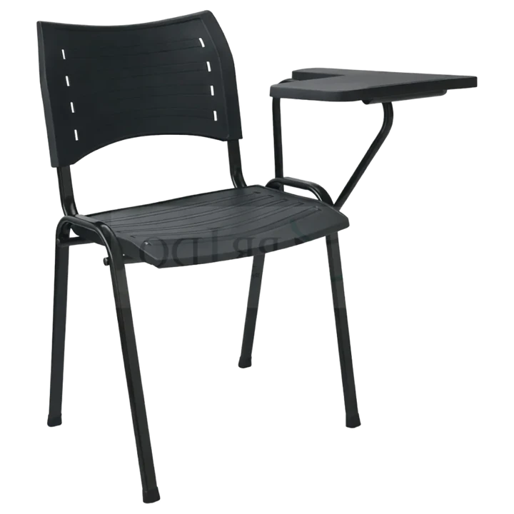 Silla Universitaria Spring Polipropileno Negro/Azul