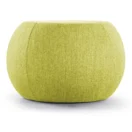 Pouf Momo verde, vista frontal