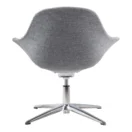 Sillón lounge Loto gris, vista trasera