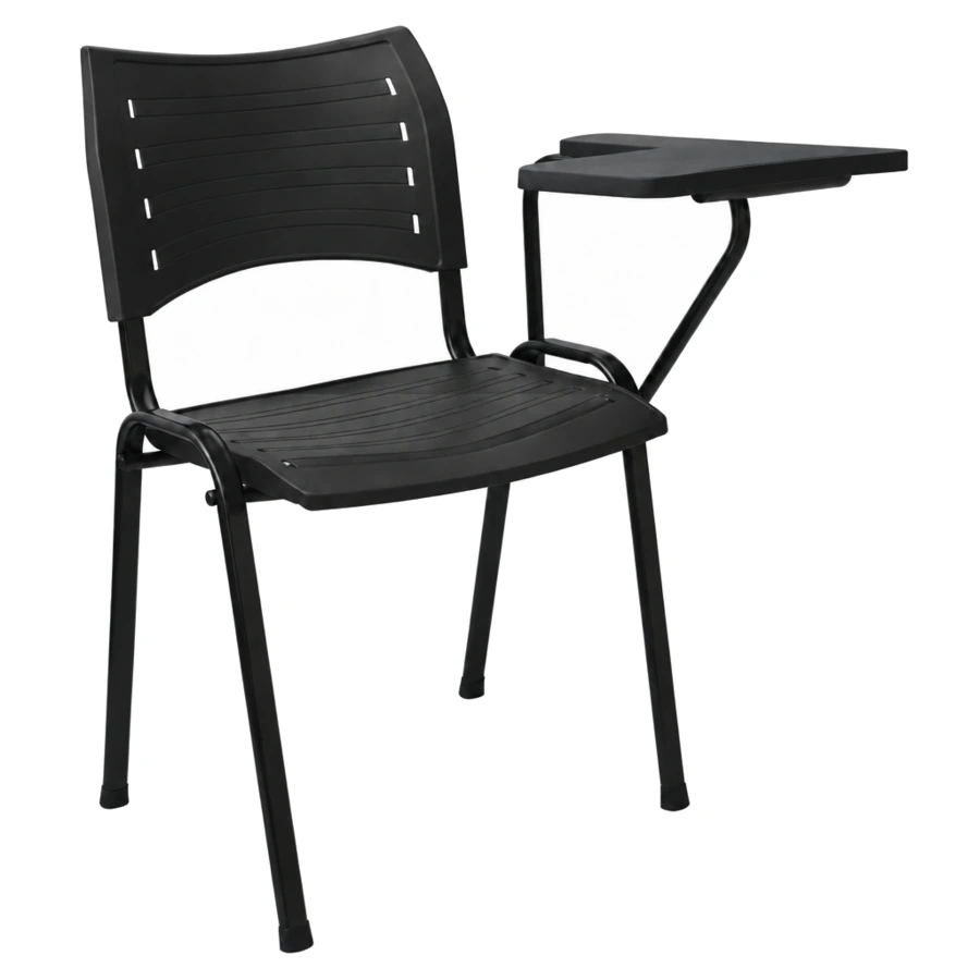 Silla Universitaria Spring Polipropileno Negro/Azul
