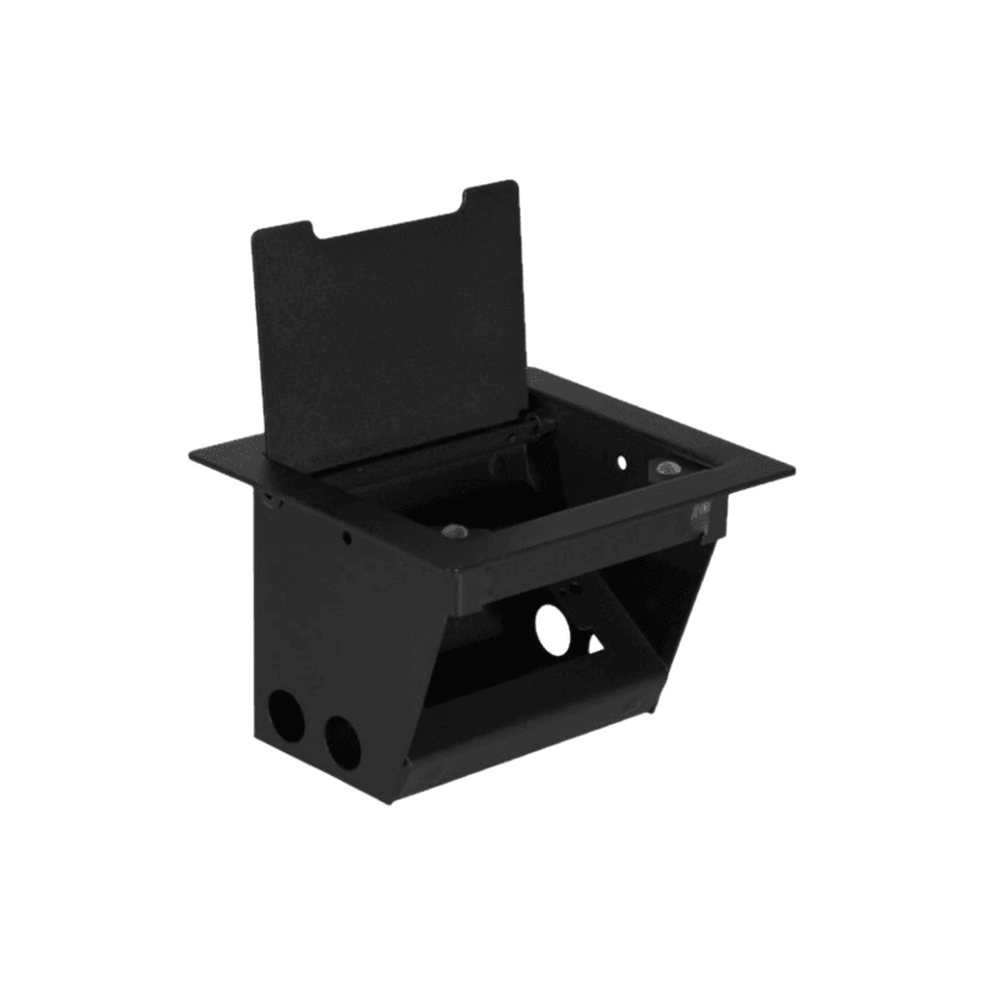 Caja Eléctrica Metálica — Simple · Embutida para escritorio