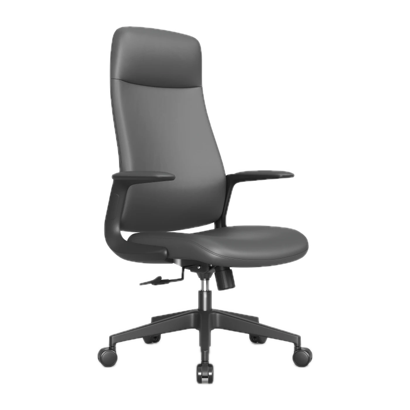 Sillón Gerencial Ford — Ecocuero negro · Respaldo alto · Con cabecero